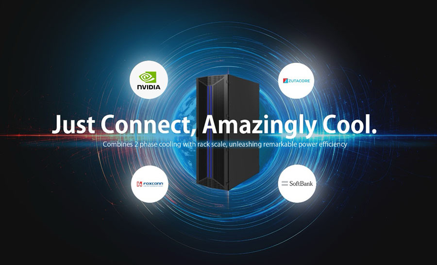 Softbank - *kao* SoftBank Corp ZutaCore Foxconn Collaborate on Rack